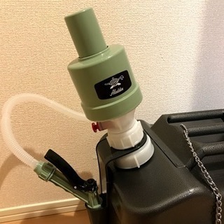 オシャレな灯油缶｜アラジンポンプ｜ガレージゼロ｜ファンヒーター用｜DIY品
