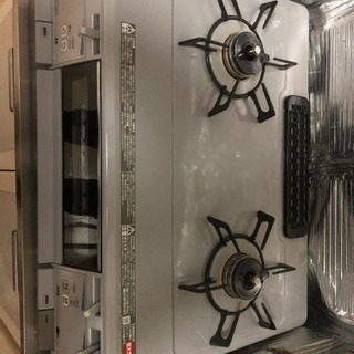 ほぼ新品のガスコンロ(両面グリル付きです) | tintasmarfim.com.br