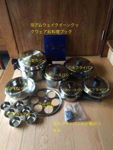 アムウェイクイーンクックウェア(ガス火用)