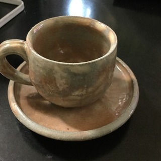 萩焼作家名入り  コーヒーカップ5客セット   とても温かみのあ...