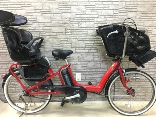 東京23区配達無料  新基準  BS ブリジストン アンジェリーノ プティット 8.9Ah リチウム 電動自転車 中古 ■22インチ