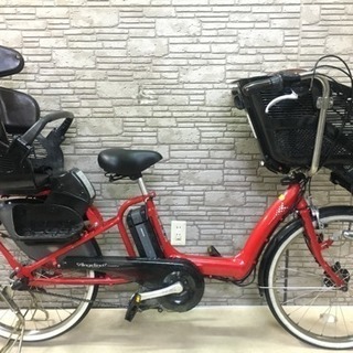 東京23区配達無料  新基準  BS ブリジストン アンジェリーノ プティット 8.9Ah リチウム 電動自転車 中古 ■22インチ