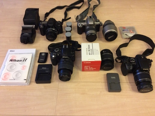 デジタル一眼レフ フィルム一眼レフ 中古 望遠レンズ フラッシュ フィルム付 カンタくん 渋谷のカメラ その他 の中古 あげます 譲ります ジモティーで不用品の処分