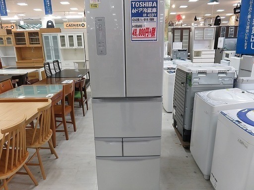 安心の6ヶ月保証付！TOSHIBA6ドア冷蔵庫です！！
