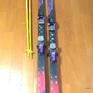 K2 スキー板 190センチとストックのセット モーグルモデル
