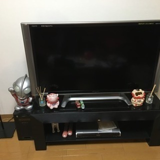 値下げ SHARPシャープ AQUOS46インチ Onkyo テレビ台 サラウンド
