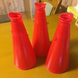 差し上げます 百均のメガホン 3本 ちょびまる 西条のその他の中古あげます 譲ります ジモティーで不用品の処分