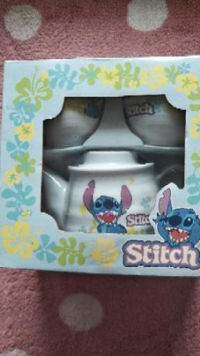 お値下げしました！新品、未使用 ステッチのポットとカップセット