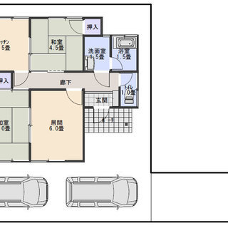 ★幸手で安くてキレイな戸建て♪ 3Ｋリフォーム済4.5万駐車2台可！ - 不動産