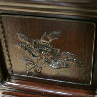 【訳あり】【長期展示在庫品】【飾り棚】【総花梨飾棚４．０】