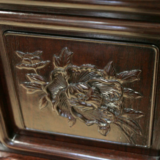 【訳あり】【長期展示在庫品】【飾り棚】【総花梨飾棚４．０】