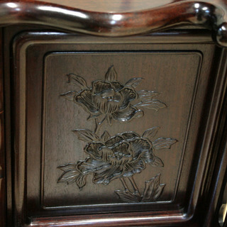 【訳あり】【長期展示在庫品】【飾り棚】【総花梨飾棚４．０】