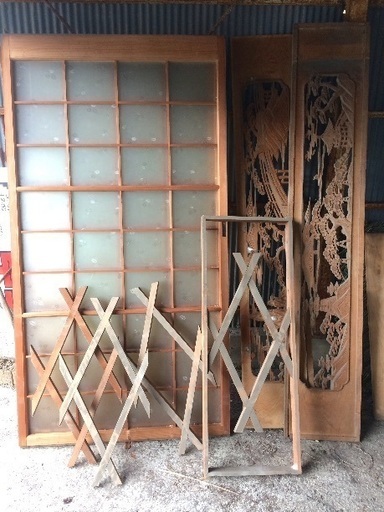 欄間 建具 デットストック 保管品