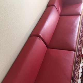赤色ソファー！