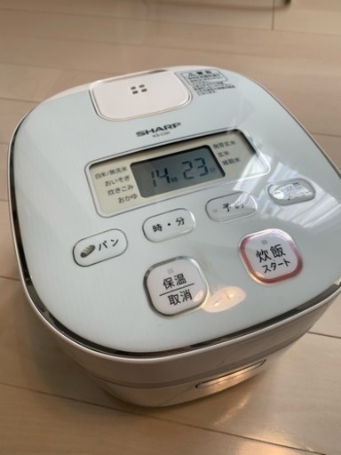 SHARP KS-C5K 炊飯器 実質半年間使用
