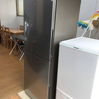 【リサイクルサービス八光　田上店　安心の１ヶ月保証　配達設置OK】Haier +305㍑ 2ﾄﾞｱファン式冷蔵庫+ｼﾙﾊﾞｰ JR-NF305AR(S)