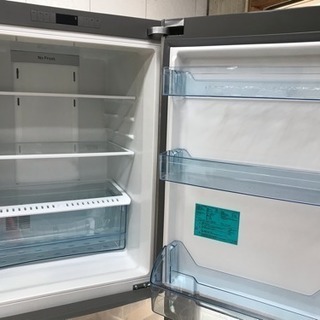 【リサイクルサービス八光　田上店　安心の１ヶ月保証　配達設置OK】Haier +305㍑ 2ﾄﾞｱファン式冷蔵庫+ｼﾙﾊﾞｰ JR-NF305AR(S)