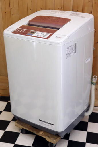 商談中・・・　日立 8kg 洗濯機 BW-8PV 自動おそうじ シャワービート洗浄 エアジェット乾燥 2012年製
