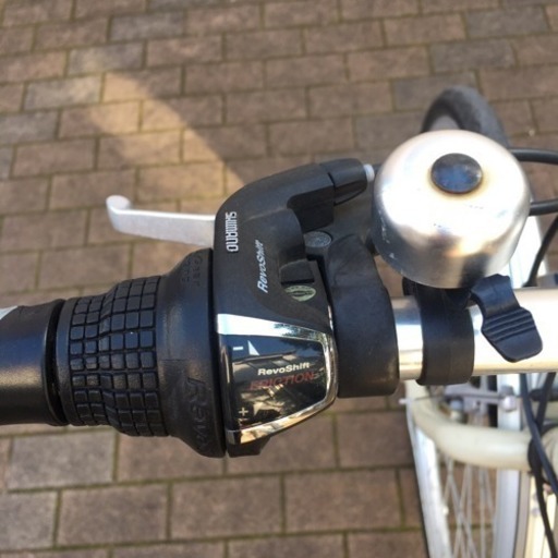 中古 手渡しのみ  progear  ridefit クロスバイク 26インチ アルミフレーム 3×6段変速 LEDオートライト  ABS付き 自転車