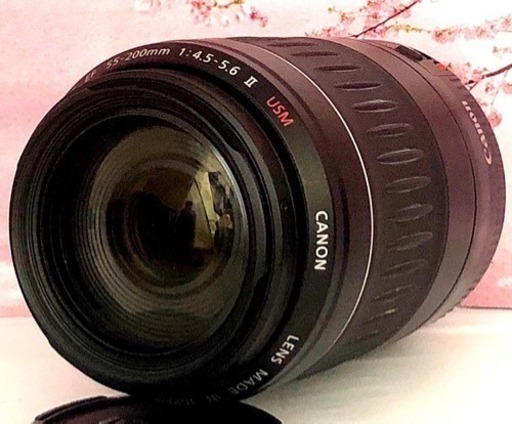 ⭐︎軽量・高機能レンズ★Canon EF 55-200mm USM⭐︎