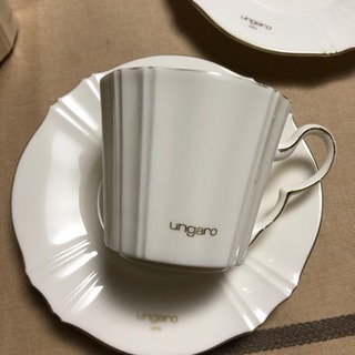 【お話し中】ungaro コーヒーカップ&ソーサー 2客