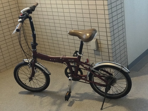 ［現在交渉中］折りたたみ自転車　MINI　赤