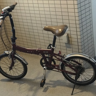 現在交渉中］折りたたみ自転車 MINI 赤