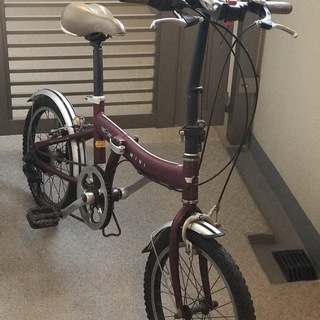 MINI 折りたたみ自転車 ワインレッド MINI 折りたたみ自転車 ワインレッド