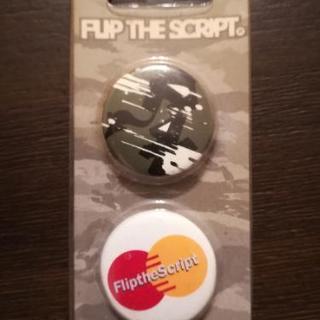 flip the script ピンバッチ