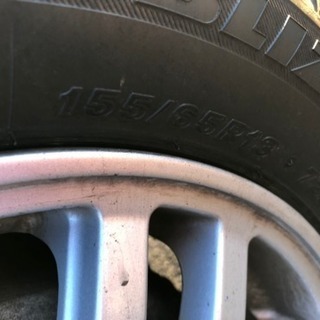 スタッドレスタイヤ ブリジストンvrx 155/65/r13