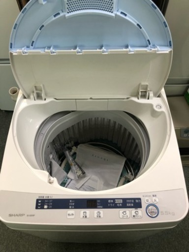 洗濯機　美品　2020年製　5.5kg  SHARP 送料無料