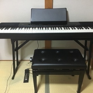 【美品】CASIO 電子ピアノ privia PX-150BK