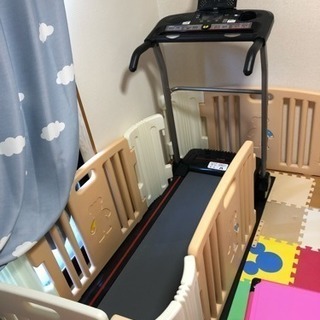 ランニングマシン＋マット ALINCO AKJ2015