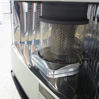 南12条店 サンポット 煙突型 石油ストーブ KSH-709KC 2012年製 木造18