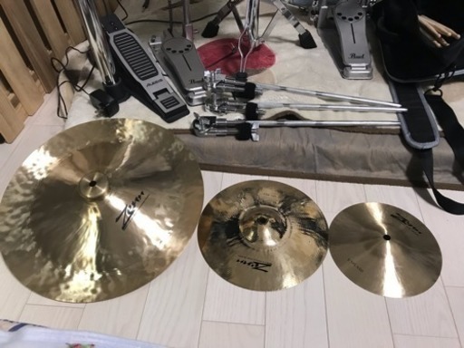 値下げ！alesis CRIMSON MESH KIT ツインペダル シンバルセット  