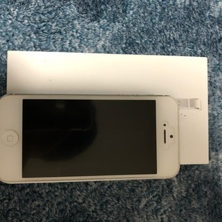 iPhone 5 シルバー32G ソフトバンク