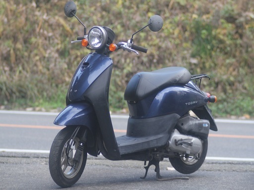 トゥデイ 4サイクルインジェクション 乗れればいい方へ(一部配送地域有り) ブルー 原付 原付バイク