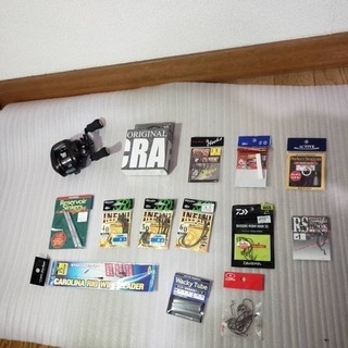 ブラックバスルアーセット ワーム リール