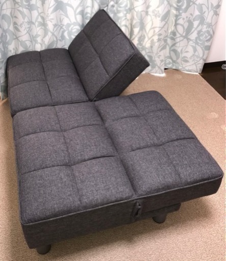 ◆リクライニングソファ◆ソファベッド◆シエスタ1P◆2台セット◆