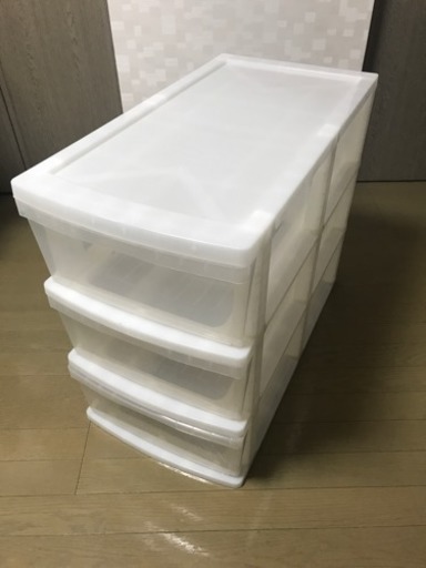 透明 収納 3段 収納ケース 衣装ケース クリアケース 押入れ