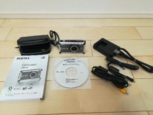 PENTAX防水デジタルカメラ OPTIOw80　ケース付き