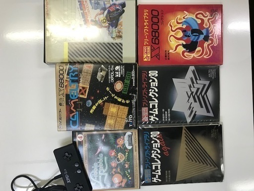 X68000 5インチFD　ソフトと付録付き本
