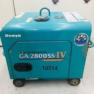 デンヨー 発電機2KVA防音インバーター GA-2800SS-Ⅳ...