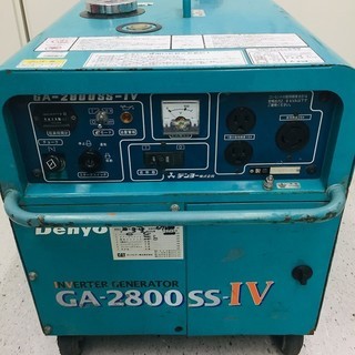 デンヨー 発電機2KVA防音インバーター GA-2800SS-Ⅳ【リライズ野田愛宕