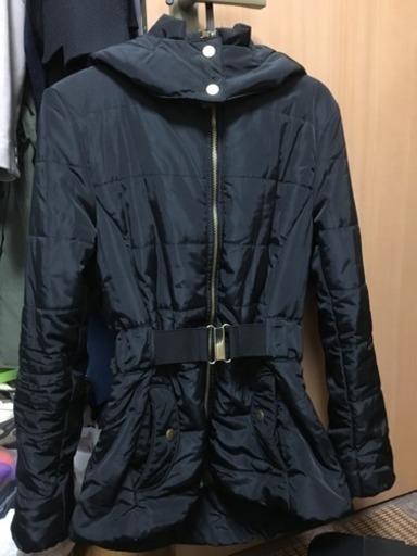 H M レディースコート ブラック Raym 福岡のコートの中古 古着
