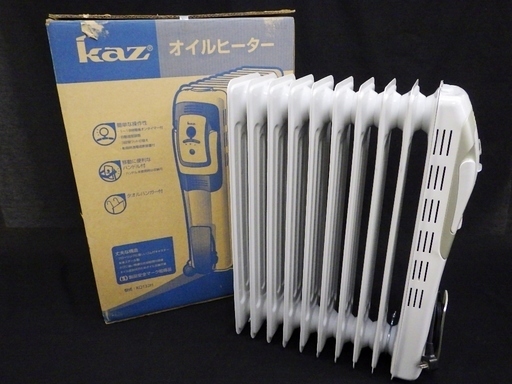 【未使用】 KAZ 日本ゼネラルアプライアンス オイルヒーター KQ132H 2009年製 外箱付き 　/SR2F