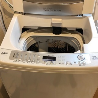 AQUA 洗濯機 9.0キロ 【ジャンク品】