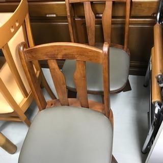 ダイニングコタツ椅子2脚＆フットヒーター付 リサイクルショップ宮崎屋