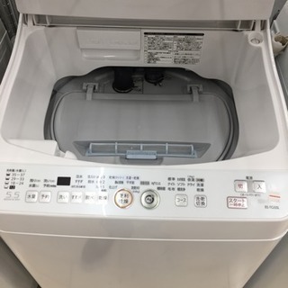 東区 和白 SHARP 5.5kg洗濯乾燥機 2012年製 ES-TG55L 0115-4