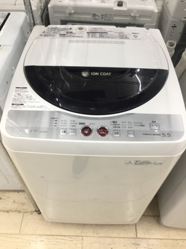 東区 和白 SHARP 5.5kg洗濯機 2010年製 ES-GE55K 0115-5